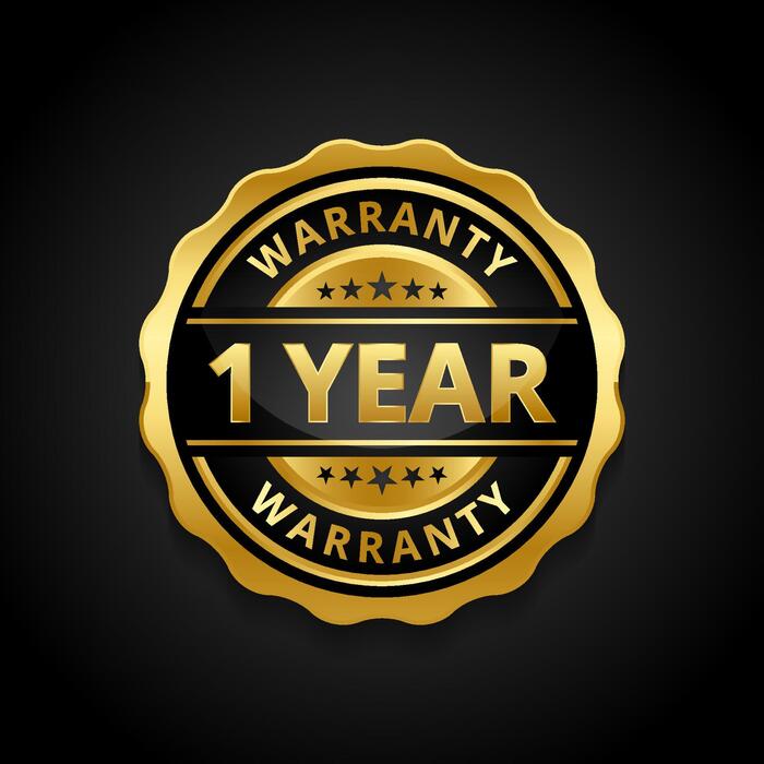 1-Year Warranty